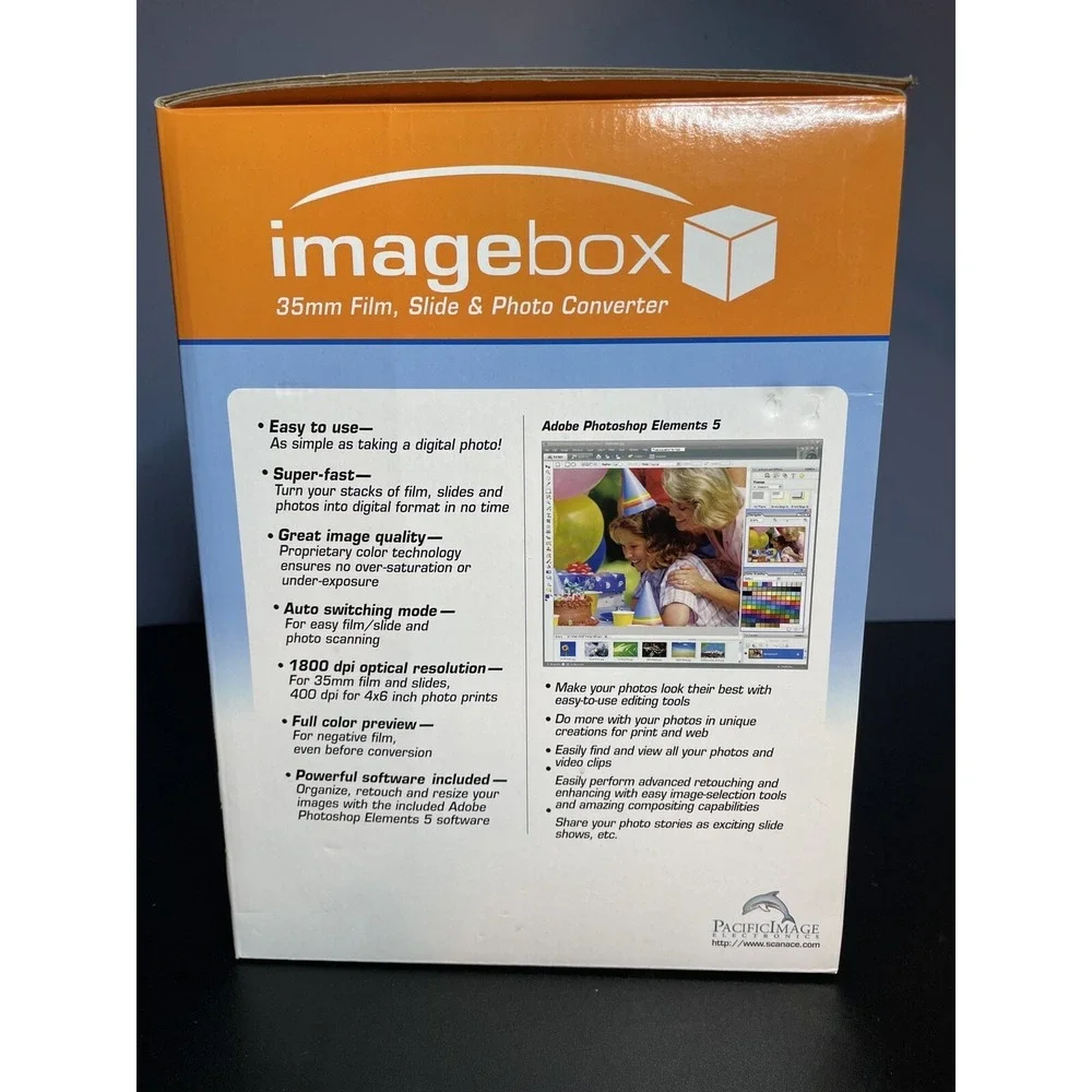 Pacific Image Imagebox 35mm Film Slide & Photo Converter Scanner‎
